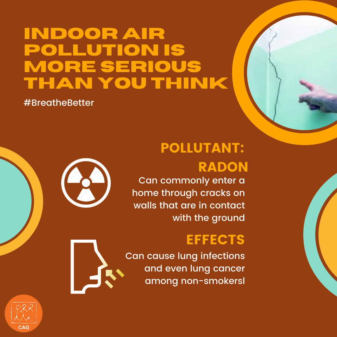 Social Media Poster Indoor Air Pollution Radon Cag 7147